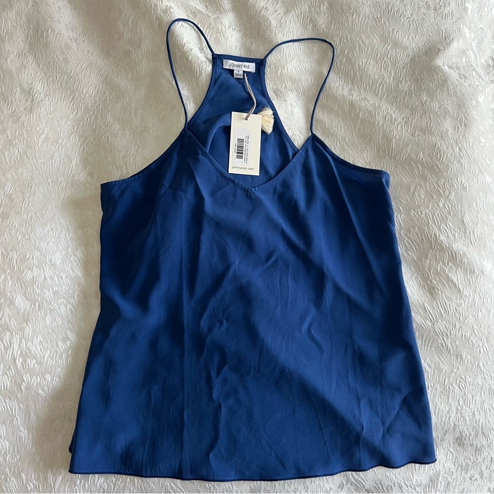 Johnny Was Blue Camisole Top